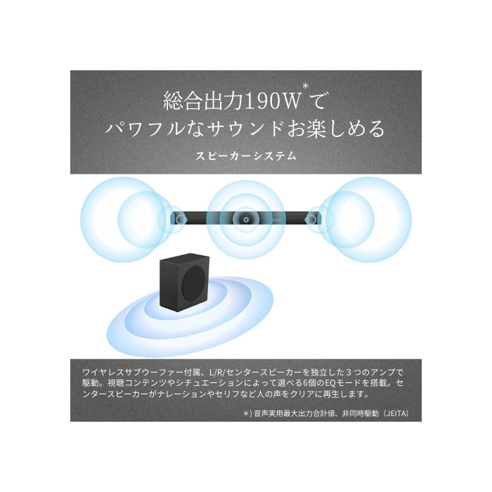 REGZAサウンドシステム TS3100Q