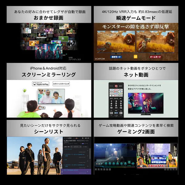 REGZA 48V型4K有機ELテレビ 48X770S