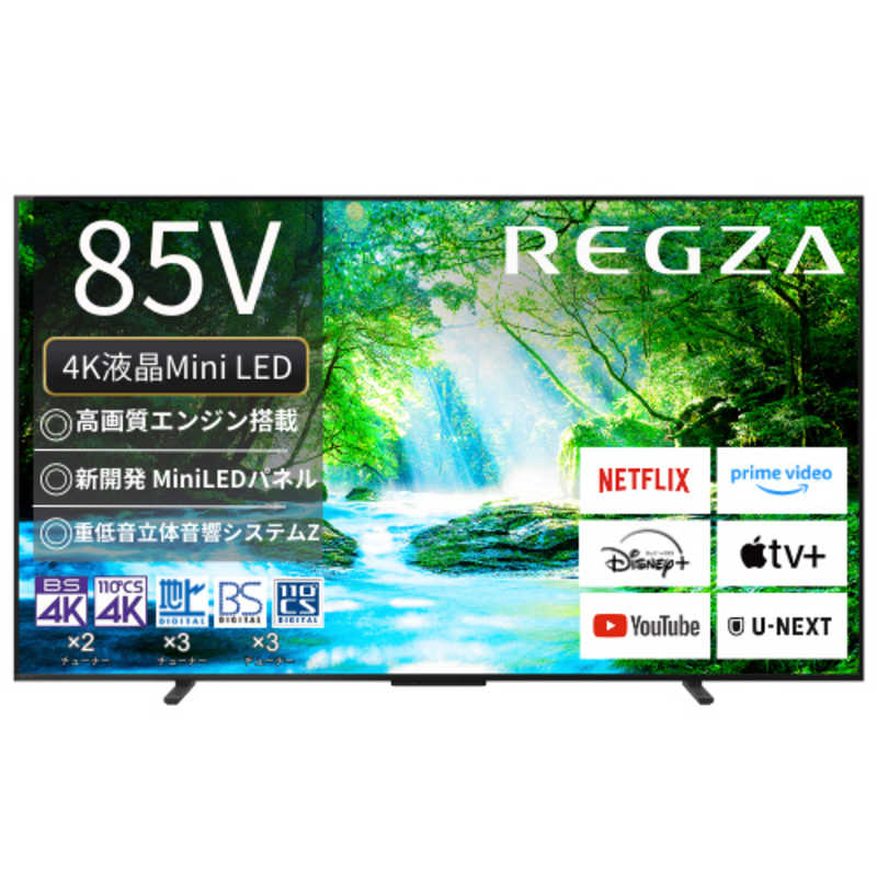 REGZA 85V型4K液晶テレビ 85Z770N