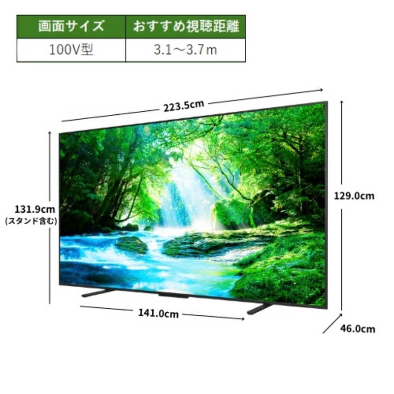 REGZA 100V型4K液晶テレビ 100Z770N