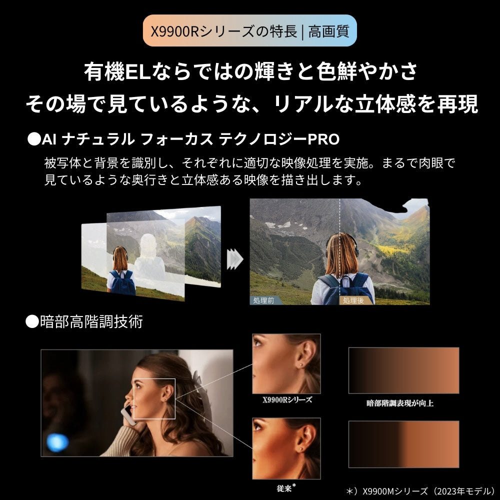 【NEW】REGZA 55V型4K有機ELテレビ 55X9900R