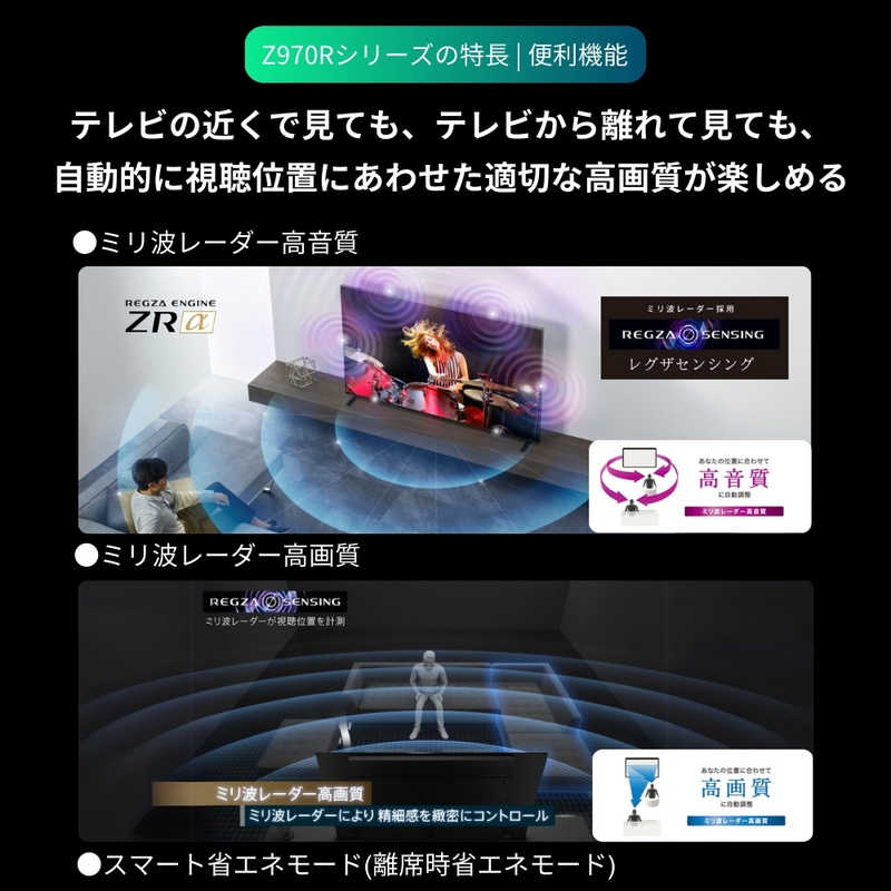 【NEW】REGZA 65V型4K液晶テレビ 65Z970R