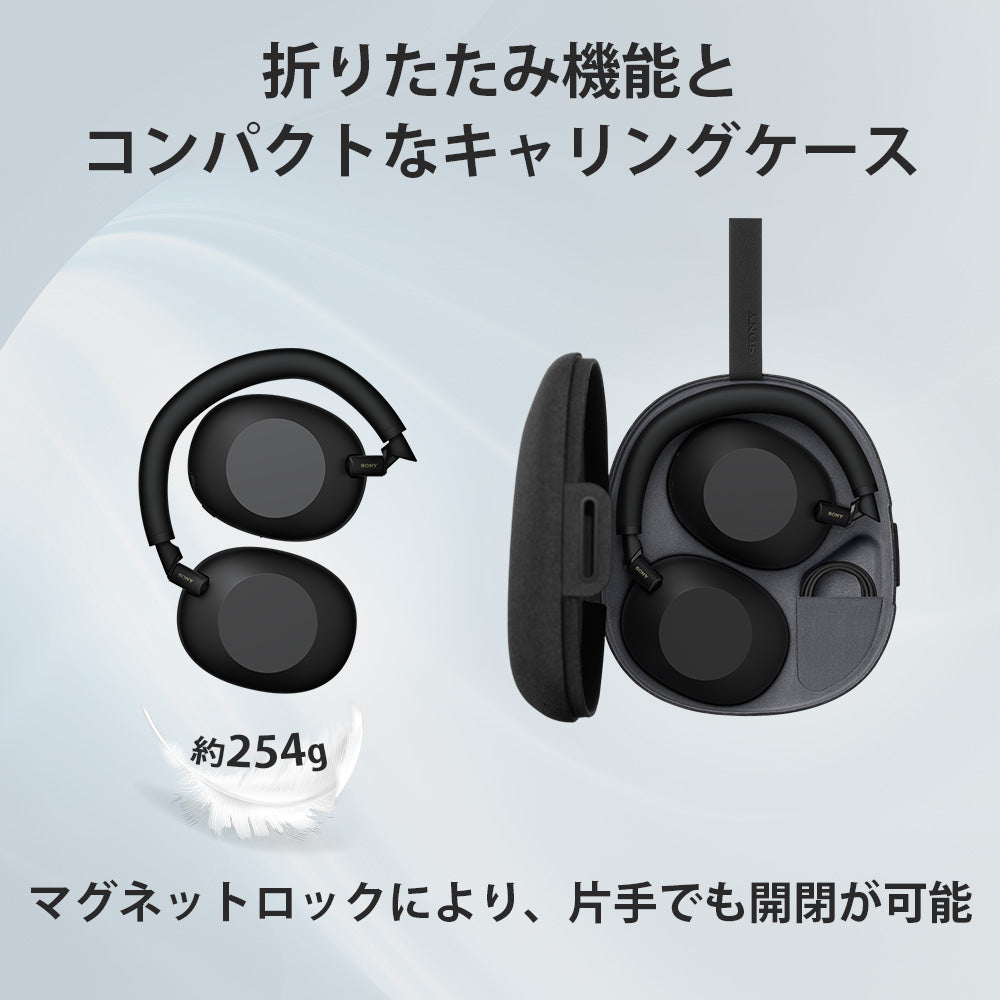 【SONY】ワイヤレスノイズキャンセリングステレオヘッドセット WH-1000XM6