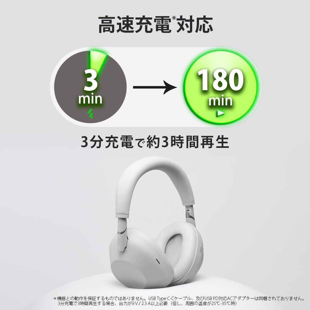 【SONY】ワイヤレスノイズキャンセリングステレオヘッドセット WH-1000XM6