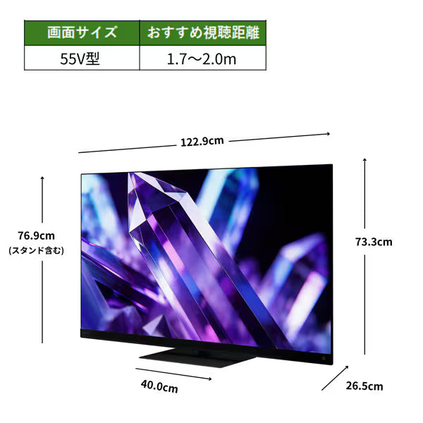 REGZA 55V型4K Mini LED液晶テレビ　55Z890S