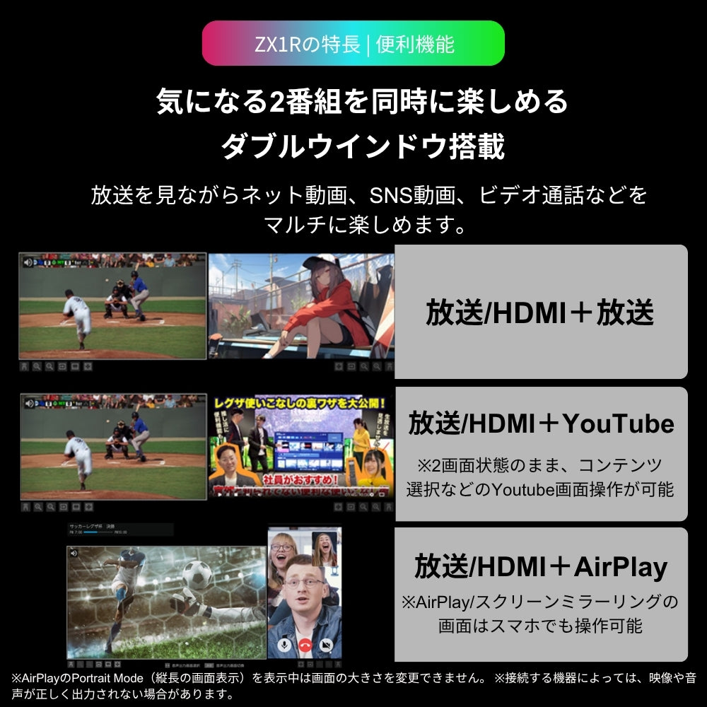 【NEW】REGZA 116V型4K RGB Mini LED液晶テレビ　116ZX1R